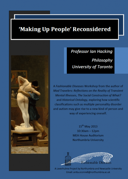 'Making Up People' Reconsidered workshop flyer