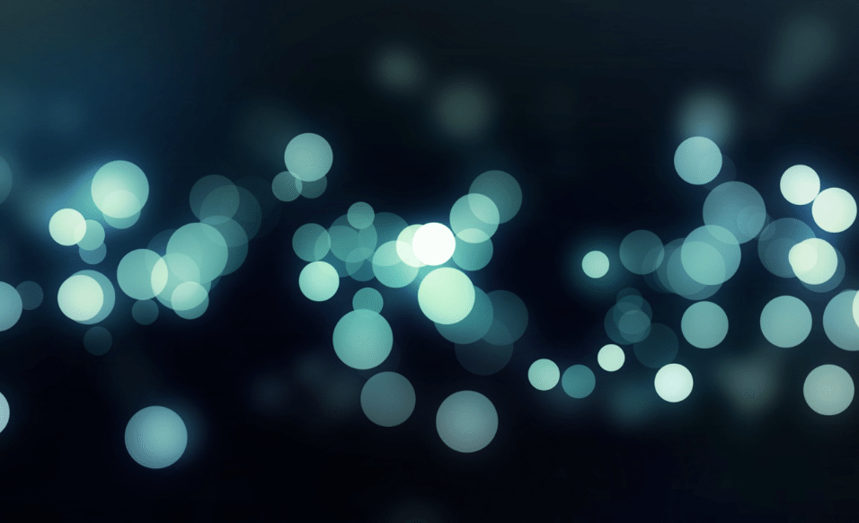 blue bokeh