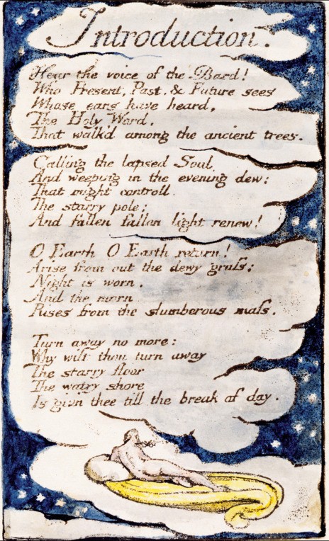 “Introduction” from William Blake's Songs of Innocence and of Experience