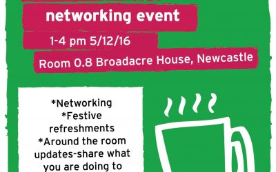 ‘Festive Anti-Stigma Networking Event,’ Newcastle, 5 December 2016 from 1-4pm.