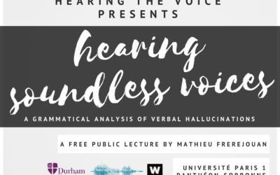 Hearing Soundless Voices: a Grammatical Analysis of Verbal Hallucinations (May 31)