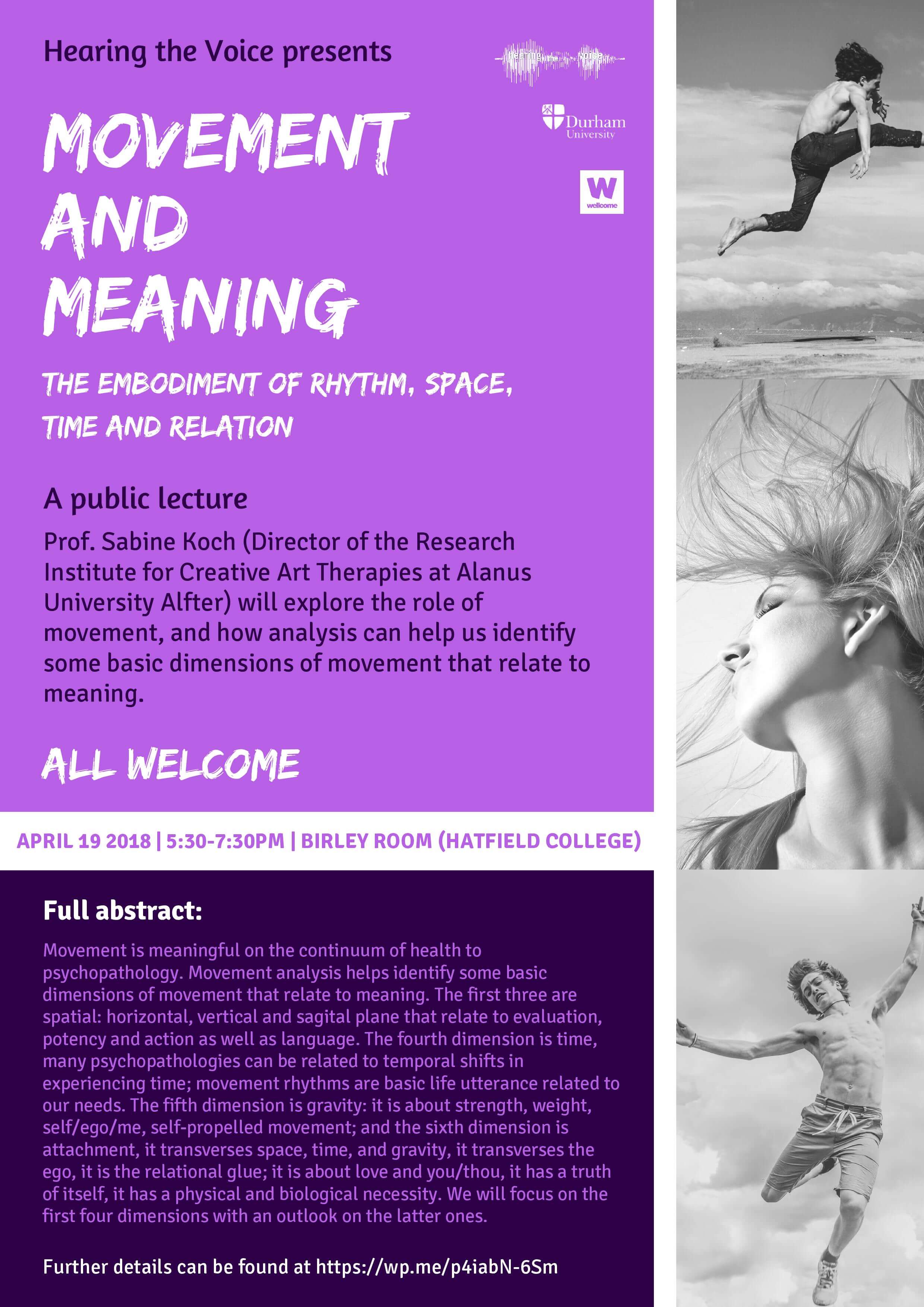 Movement and Meaning the Embodiment of Rhythm, Space, Time and